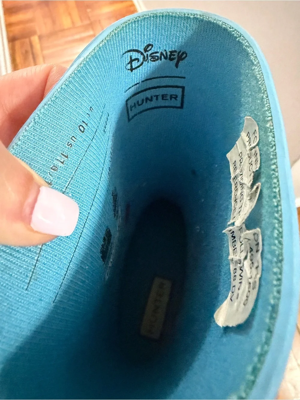 Hunter X Disney Kid's First Classic Disney Boots - blue size 11b/12g